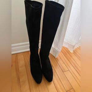 Aquatalia Dahlia knee-high suede boots